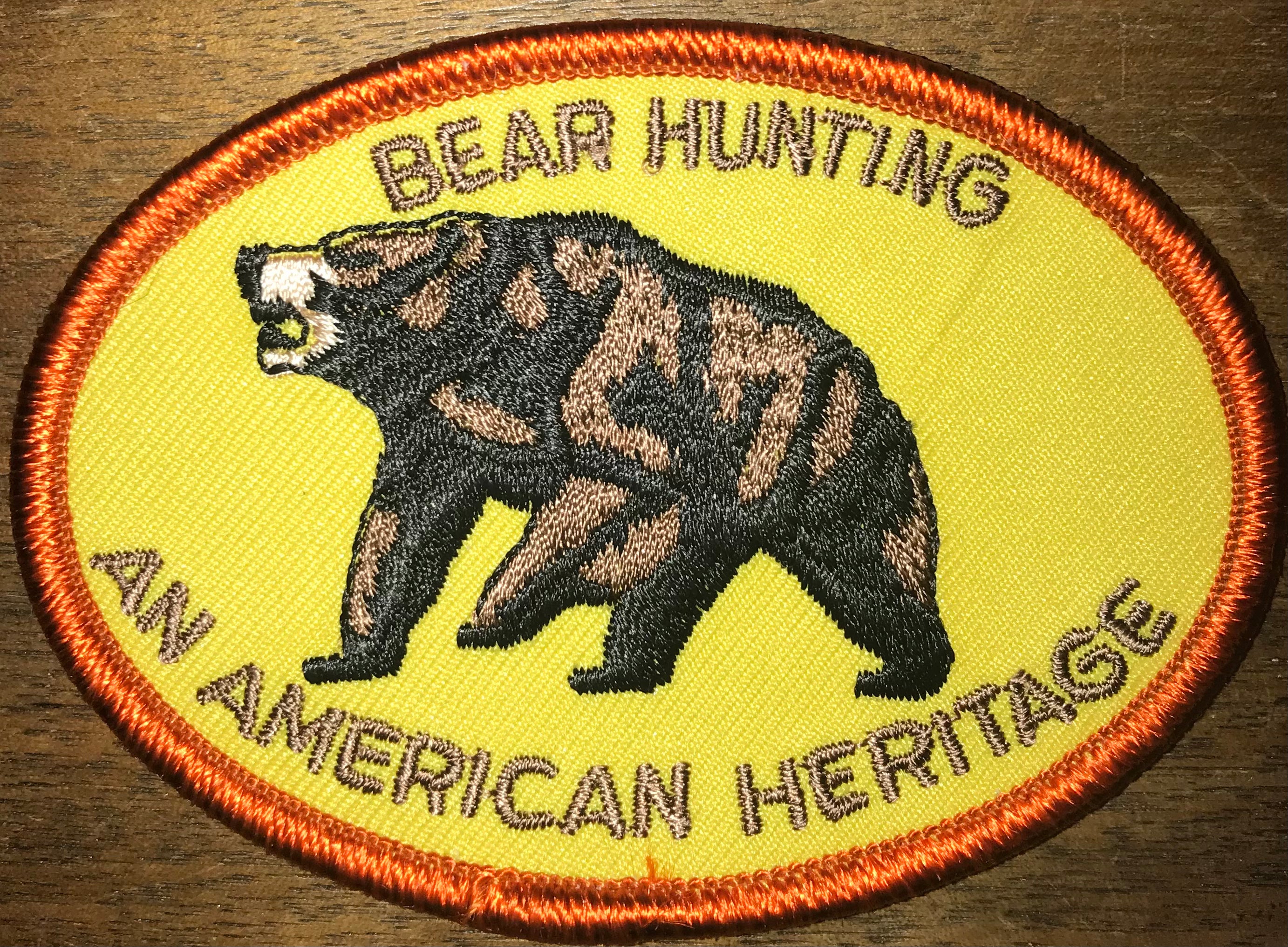 Vintage Bear Hunting American Heritage Patch – COLD CREEK HAT CO.