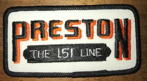 Vintage Preston the 151 Line Patch