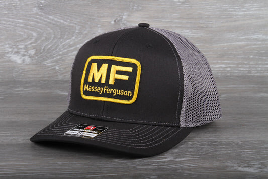 Vintage Massey Fergusson patch on a Richardson 112 trucker hat
